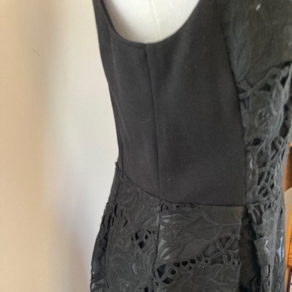 Club Monaco NEW black lace dress size 10 - Picture 4 of 8